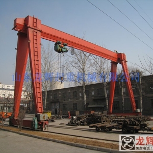 MH 3-16 tons electric hoist single-girder gantry crane (body shape)