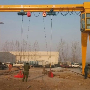 MHE electric hoist single-girder gantry crane(20t+20t cabinet)