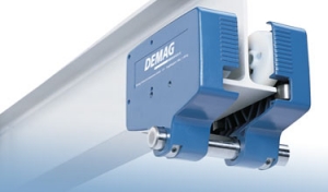 Demag chain hoist with suspended car