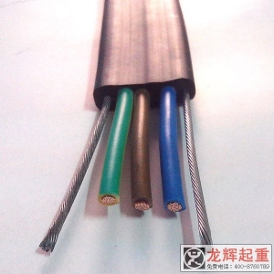 3 core 2.5 square wire flat cable crane cable